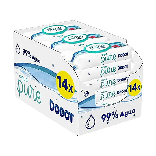 Pack Dodot Aqua Pure 672 Toalhitas