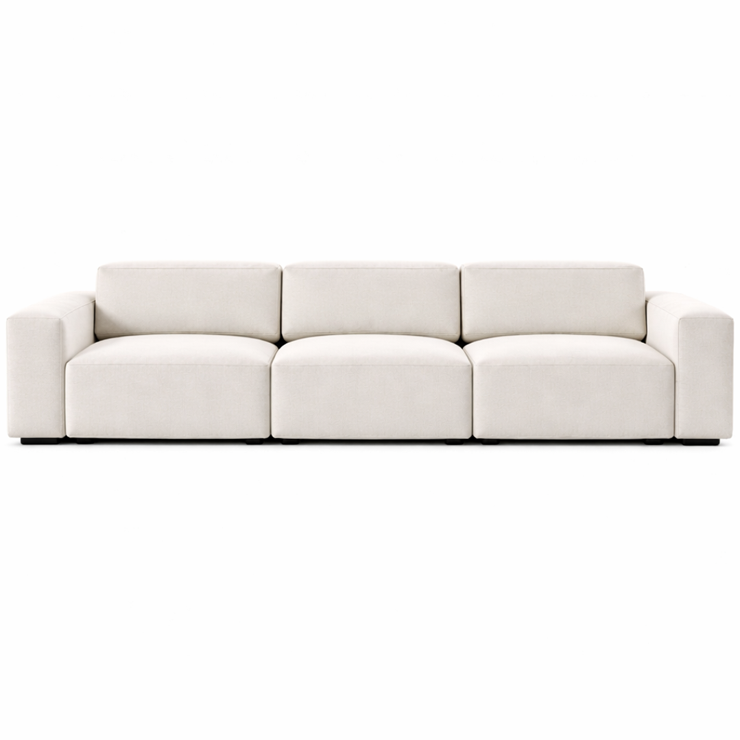 Sofá Lineal De 3c Modular Modelo Nahomi 1