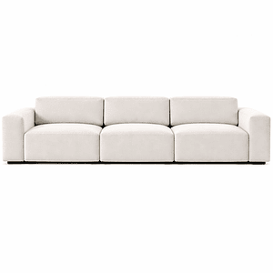 Sofá Lineal De 3c Modular Modelo Nahomi