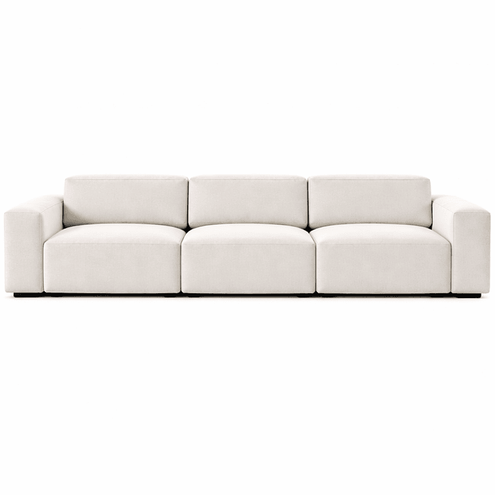 Sofá Lineal De 3c Modular Modelo Nahomi 1