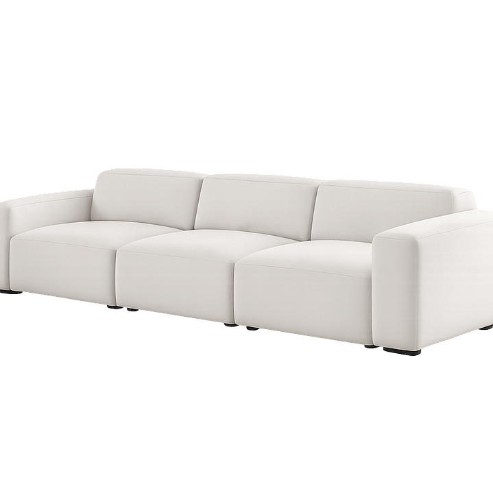 Sofá Lineal De 3c Modular Modelo Nahomi 2