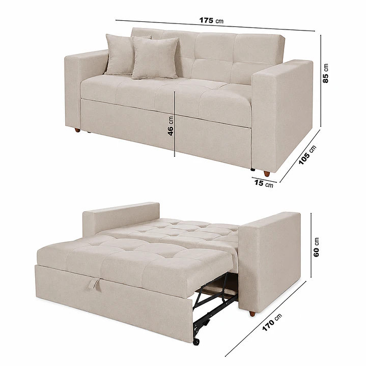 Sofá Cama Reclinable  4