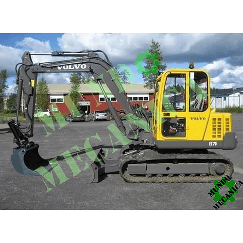 Manual Taller Miniexcavadora Volvo Modelos EC70