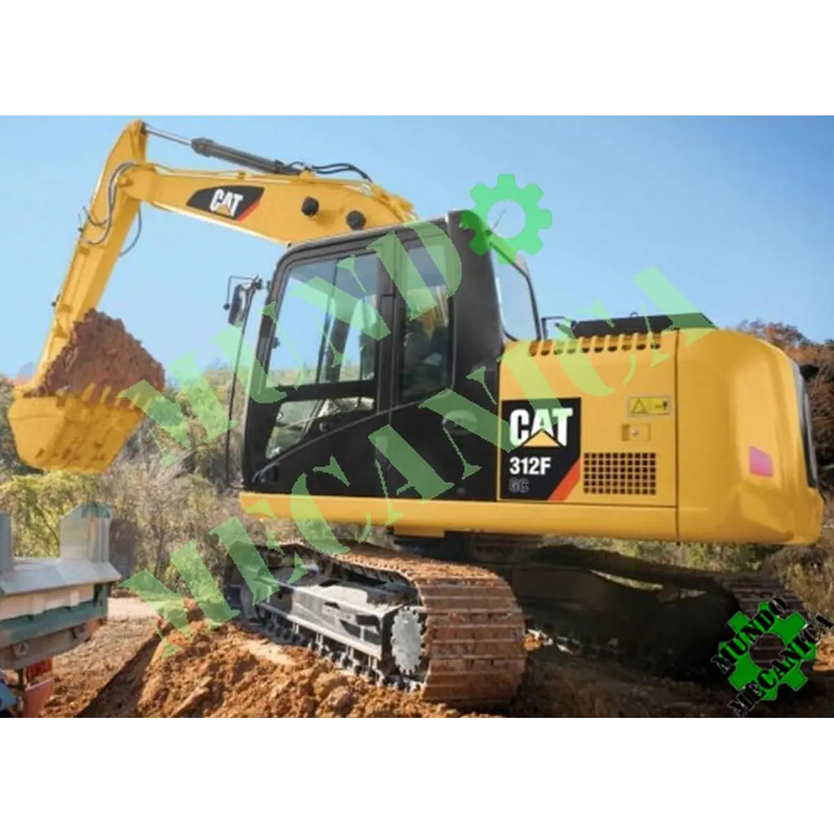 Manual Taller de excavadora Caterpillar Cat 312F GC