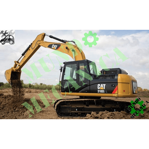  Manual Taller de excavadora Caterpillar Cat 318D2 L