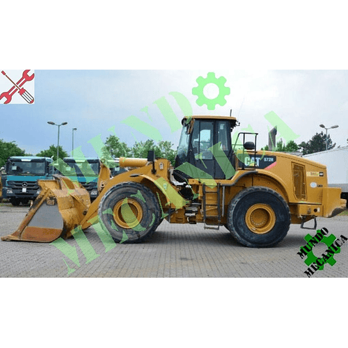  Manual Taller cargador de ruedas Caterpillar Cat 972H