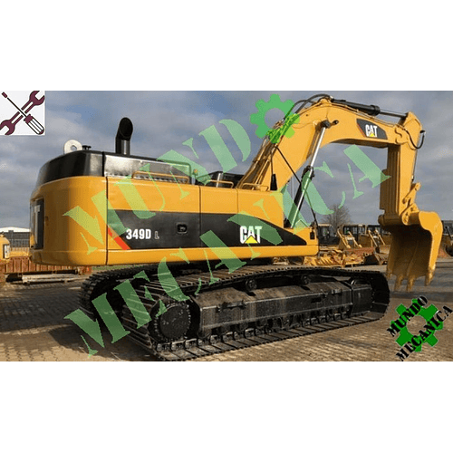 Manual Taller excavadora Caterpillar Cat 349D y 349D L