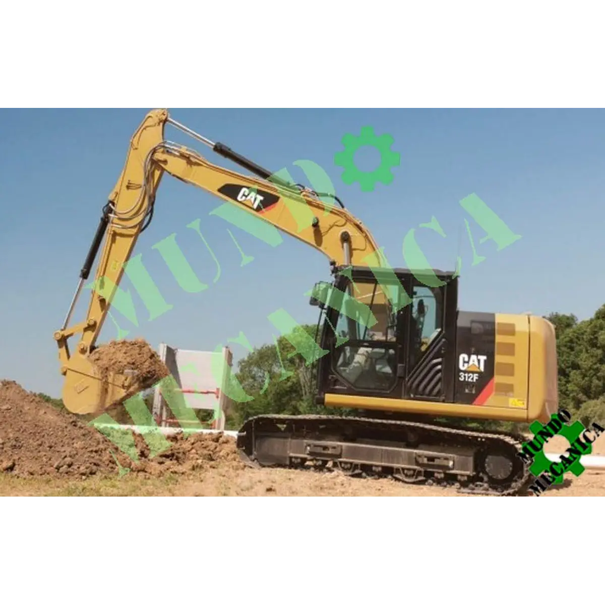 Manual Taller excavadora Caterpillar Cat 312F