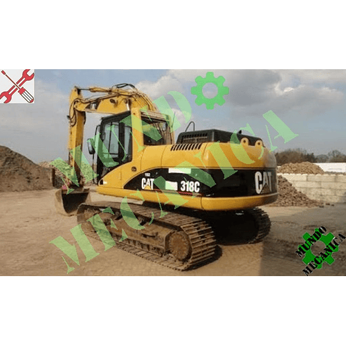 Manual Taller excavadora Caterpillar Cat 318C