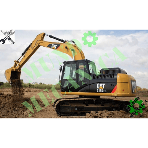 Manual Taller excavadora Caterpillar Cat 318D2 y 318D2 L