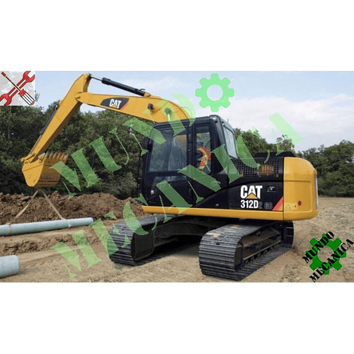 Manual Taller excavadora Caterpillar Cat 312D2 y 312D2 L