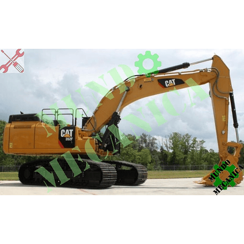 Manual Taller excavadora Caterpillar Cat 352F