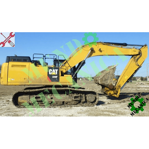 Manual Taller excavadora Caterpillar Cat 349F y 349F L