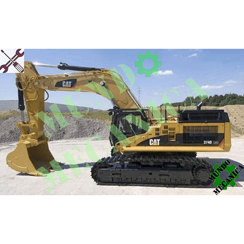 Manual Taller excavadora Caterpillar Cat 374D L