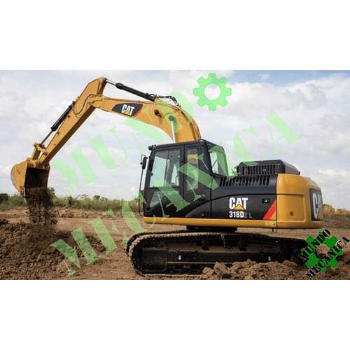  Manual Taller de excavadora Caterpillar Cat 318D2 L