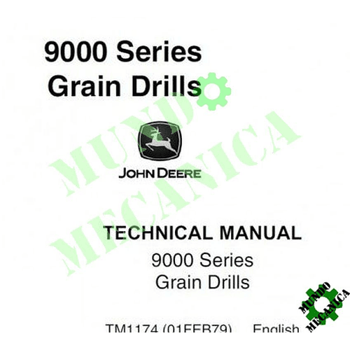 Manual Taller sembradoras de grano John Deere serie 9000