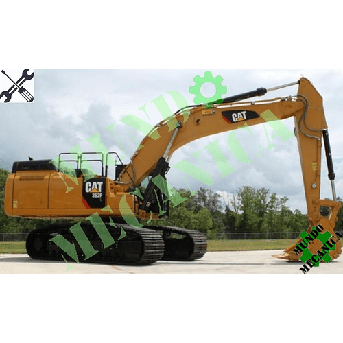 Manual Taller excavadora Caterpillar Cat 352F
