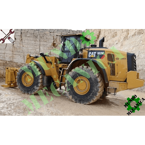  Manual Taller cargador de ruedas Caterpillar Cat 982M