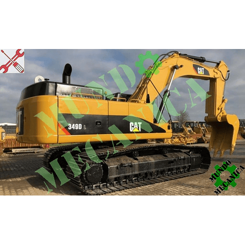 Manual Taller excavadora Caterpillar Cat 349D L