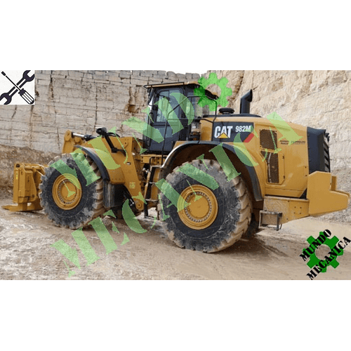 Manual Taller cargador de ruedas Caterpillar Cat 982M
