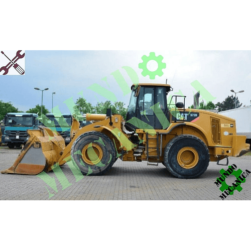  Manual Taller cargador de ruedas Caterpillar Cat 972H