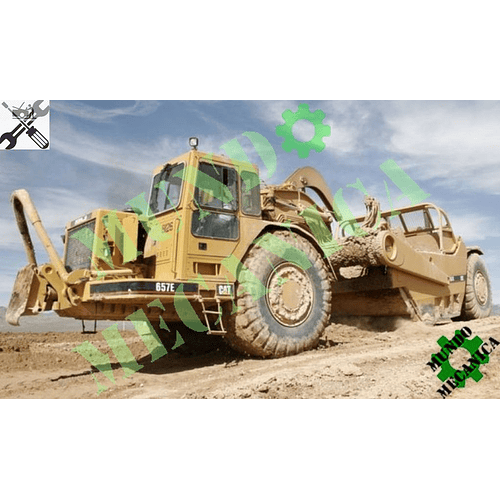  Manual Taller tractor de ruedas Caterpillar Cat 657E