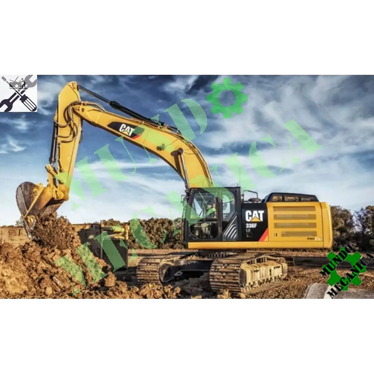 Manual excavadora Caterpillar Cat 336F 336F L y 336F LN