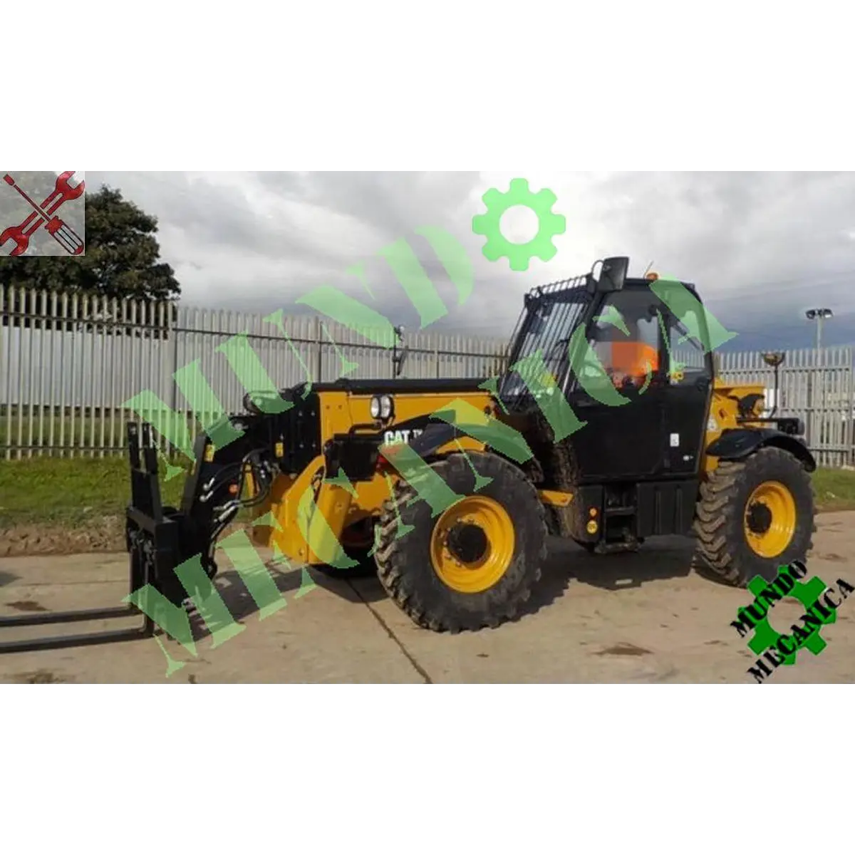Manual telescópico Caterpillar Cat TH414C GC TH417C GC