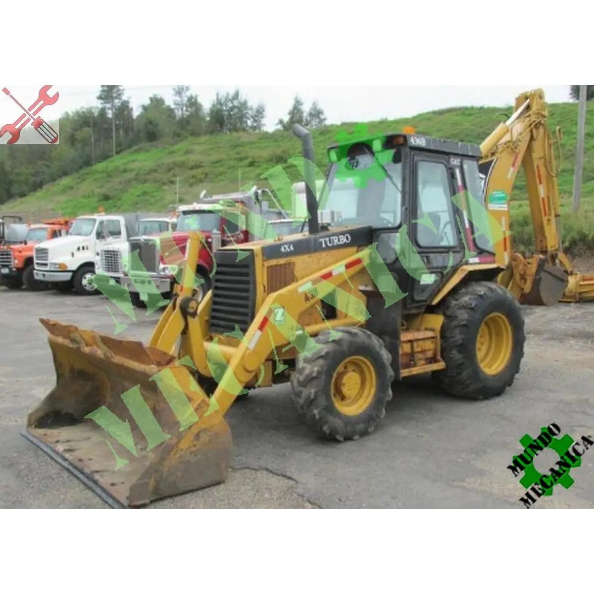 Manual Taller la RETROEXCAVADORA Caterpillar Cat 436B