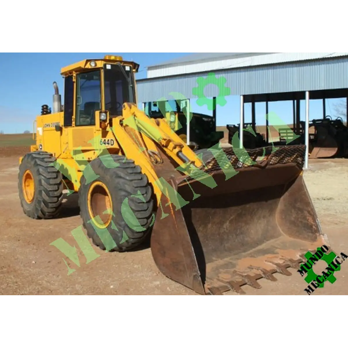 Manual Taller cargador John Deere 444D, 544D y 644D