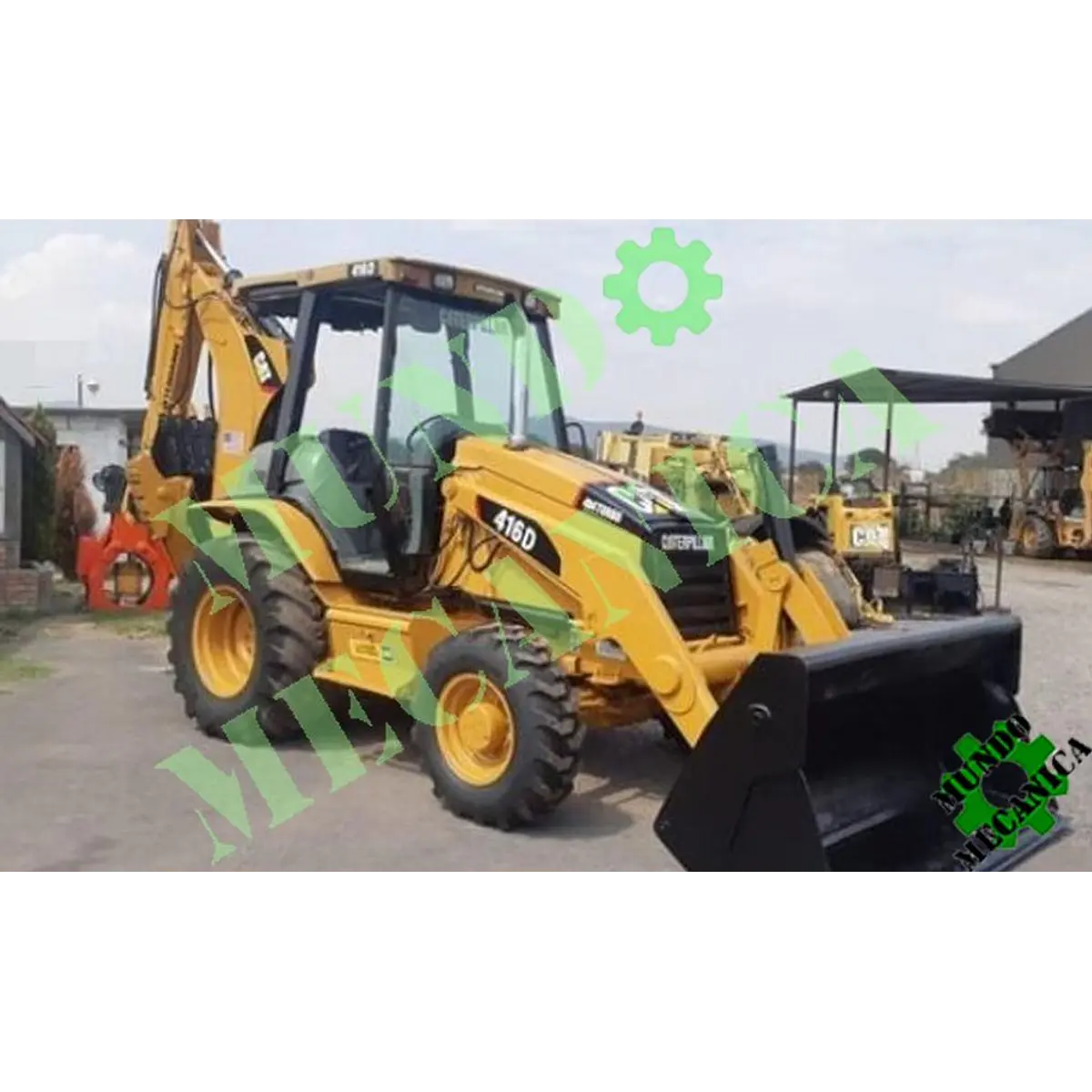 Manual Taller la RETROEXCAVADORA Caterpillar Cat 416D