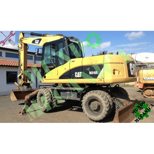  Manual Taller de excavadora de ruedas Caterpillar Cat M316D