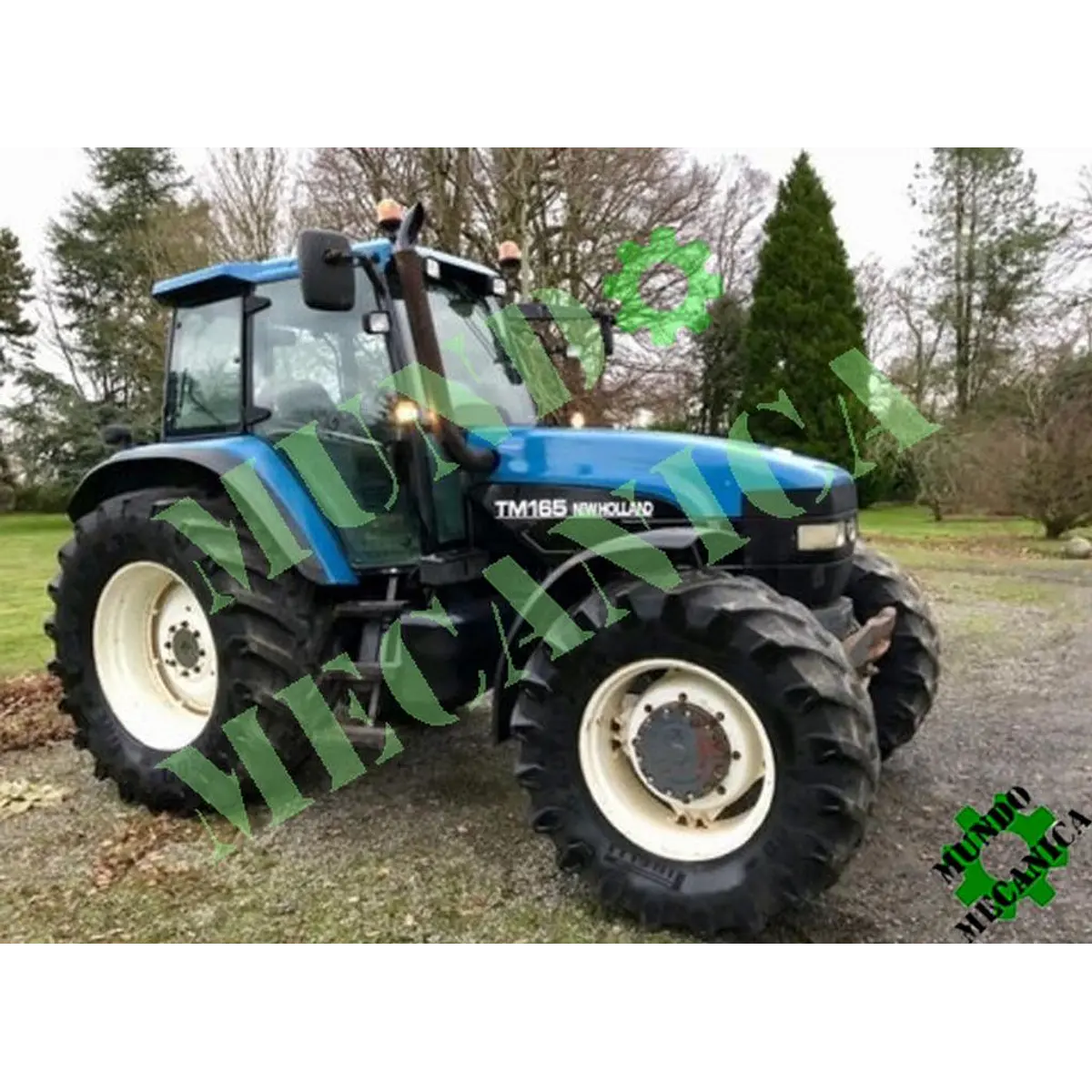 Manual Taller tractor New Holland TM115 TM165