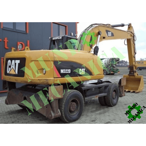  Manual Taller de excavadora de ruedas Caterpillar Cat M322D