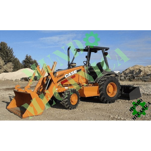 CASE 570MXT Serie 3 Loader Landscaper Manual del operador
