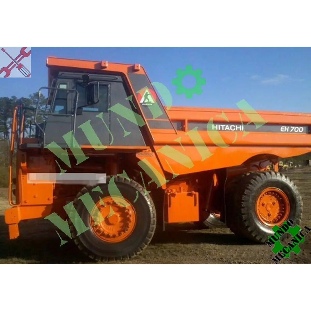 Manual del operador del camión volquete rígido Hitachi EH700
