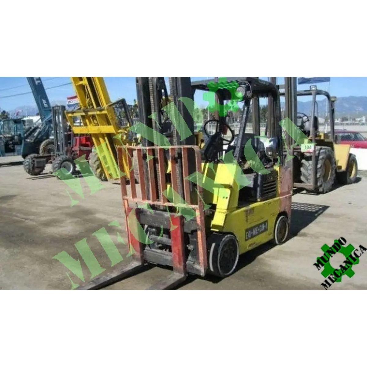 Manual Taller montacargas Hyster D002
