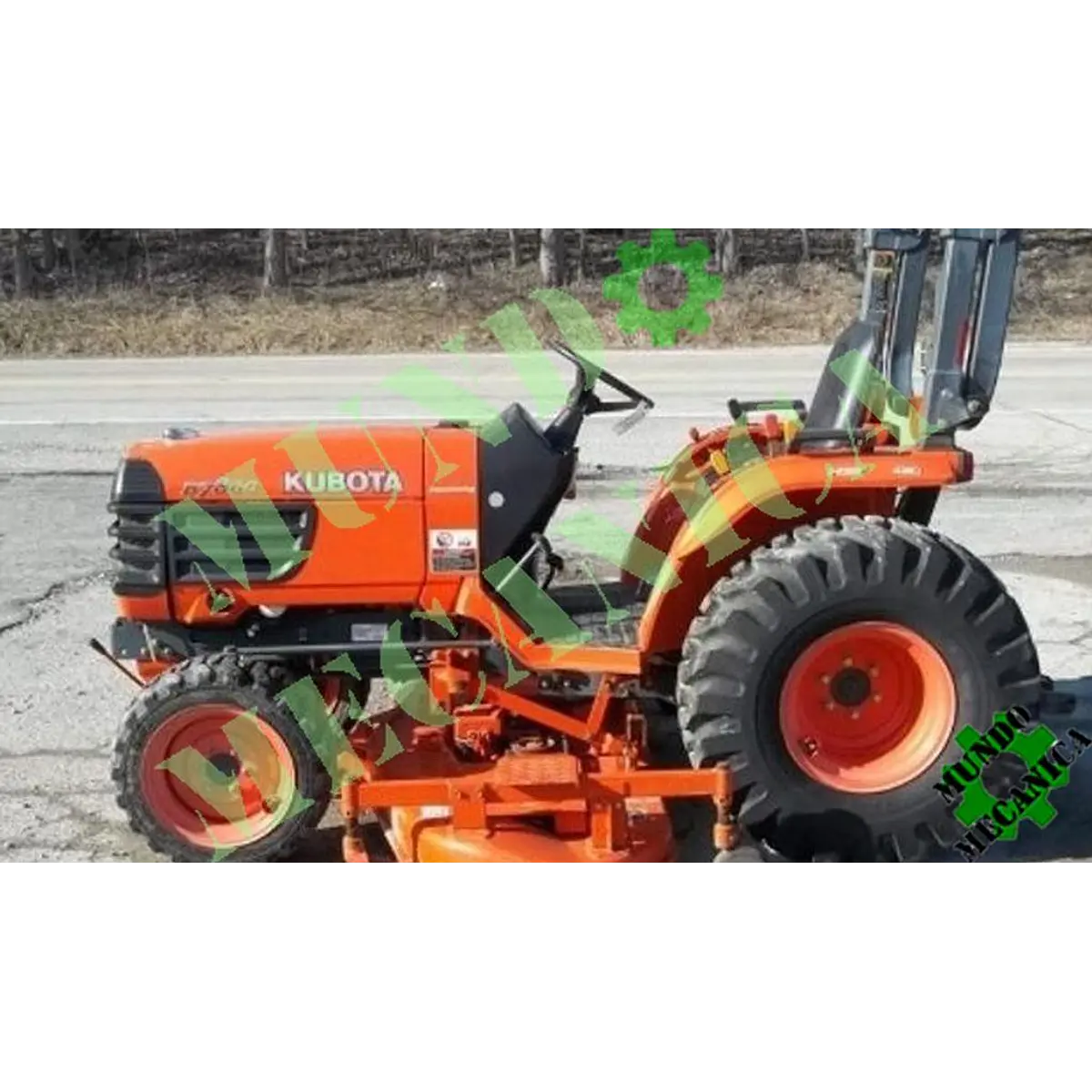 Kubota B2710 B2910 B7800 Manual del operador del tractor