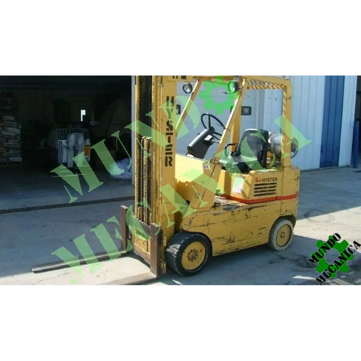 Manual Taller montacargas Hyster D002