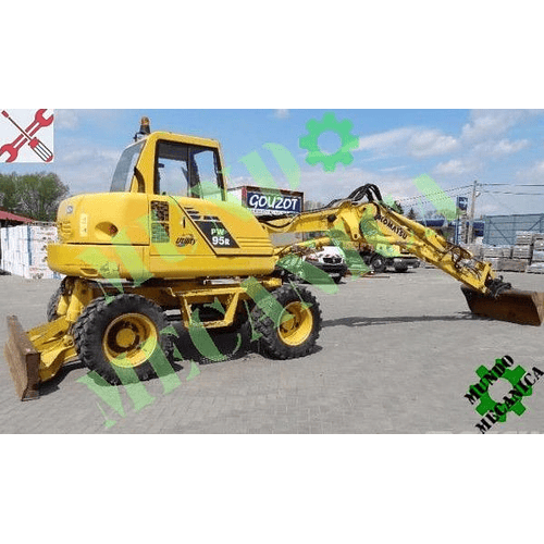  Manual Taller de excavadora hidráulica Komatsu PW95R-2