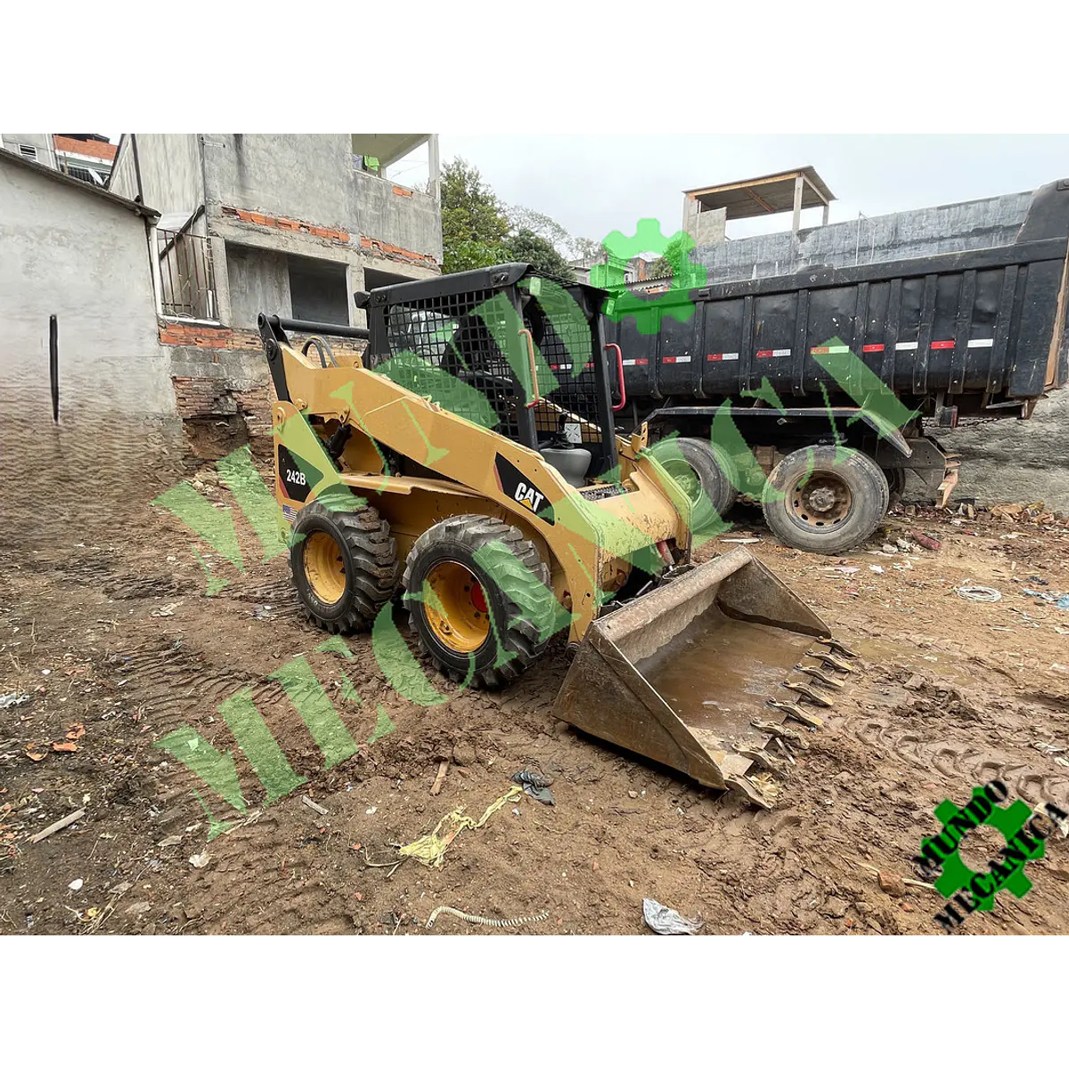 Manual Taller Caterpillar Minicargadora 242B 242 B Español