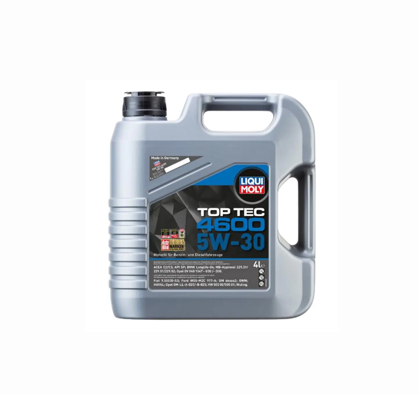 Aceite Lubricante Liqui Moly 5W30 Top Tec 4600 SN/C3 4lt 1