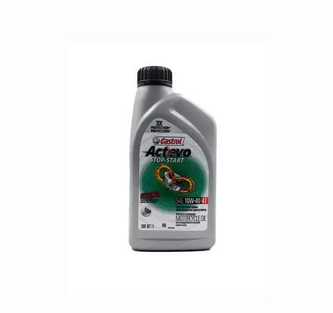 Aceite para Motos 4 Tiempos CASTROL 10W40 Semi-Sintético 1L