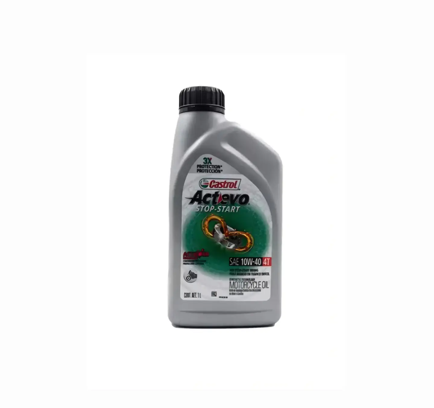 Aceite para Motos 4 Tiempos CASTROL 10W40 Semi-Sintético 1L 1