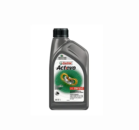Aceite para Motos 4 Tiempos CASTROL 20W50 Actevo Semi-Sintético 1L