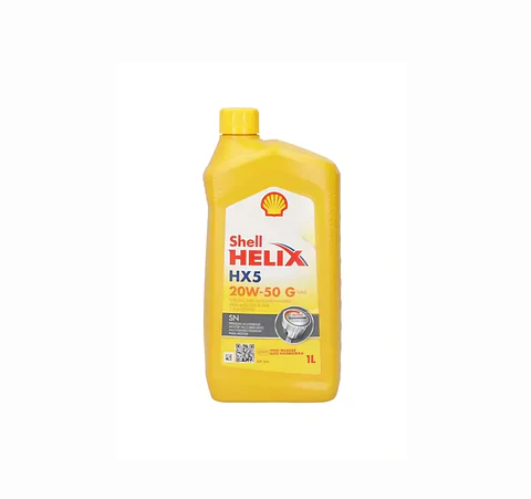 Aceite de Motor SHELL 20W50 Helix HX5 Mineral SN 1L