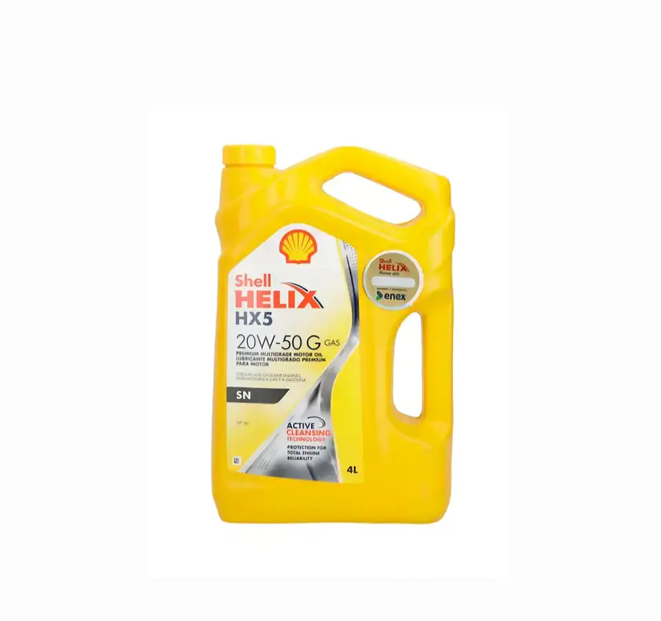 Aceite de Motor SHELL 20W50 Helix HX5 Mineral SN 4L 1