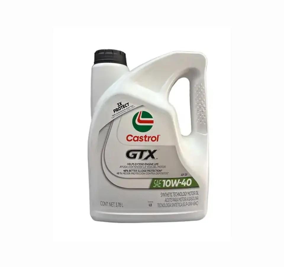 Aceite de Motor CASTROL 10W40 GTX Semi-Sintético 3,78L 1