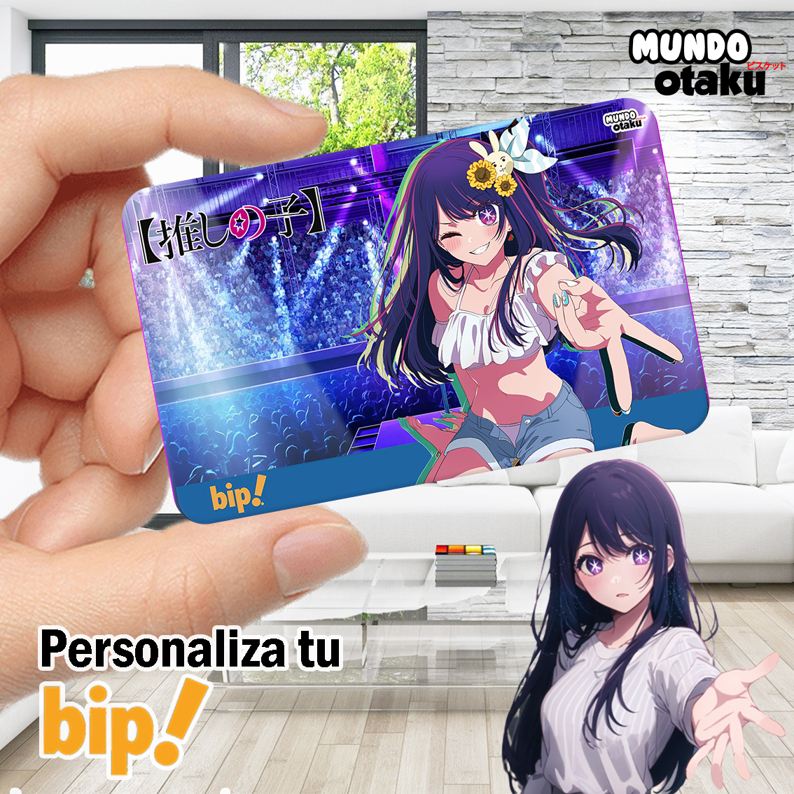 Sticker Tarjeta Bip! - Oshi no Ko