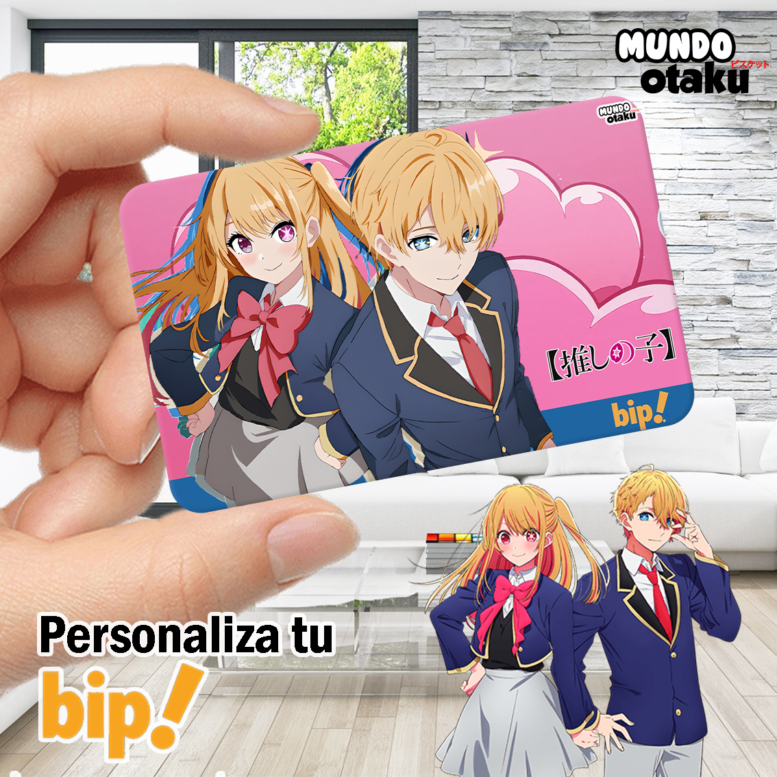 Sticker Tarjeta Bip! - Oshi no Ko